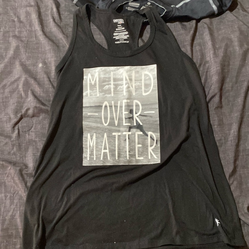 Mind over matter sleeveless t. Size small